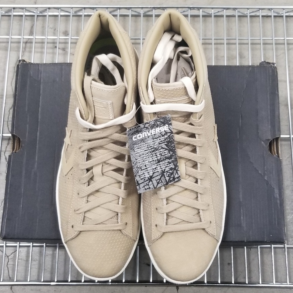 Converse Pro Leather PL 76 Mid Khaki - Picture 2 of 3